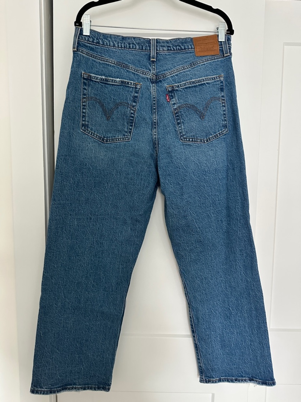 Women’s Levi Ribcage Ankle Straight Jeans 33x27 - Picture 4 of 6
